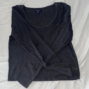 American Eagle Soft & Sexy Slightly Cropped Long Sleeve